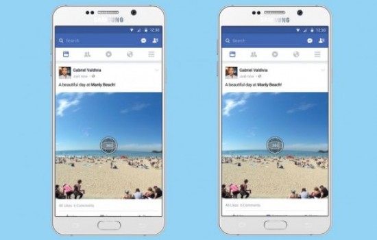 В ленте новостей Facebook запустят фотографии на 360 градусов