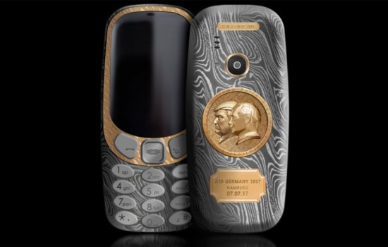 Выпущена версия Nokia 3310 в честь встречи Путина и Трампа