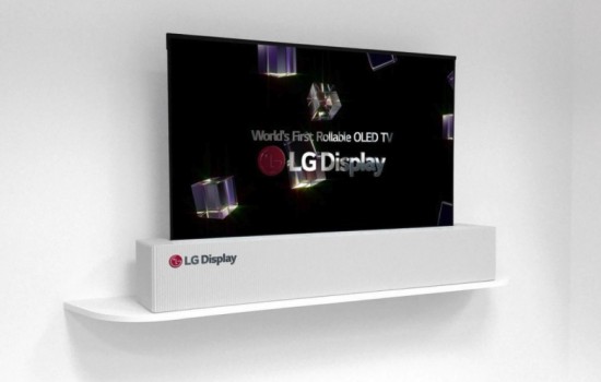 LG анонсировал гибкий сворачиваемый телевизор