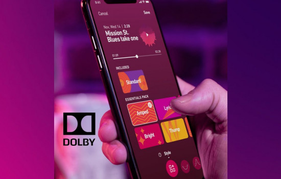 Dolby разработал приложение для звукозаписи