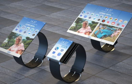 IBM запатентовала странные складные часы, превращающиеся в планшет