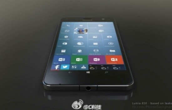 Lumia 850 на рендерах и живых фото