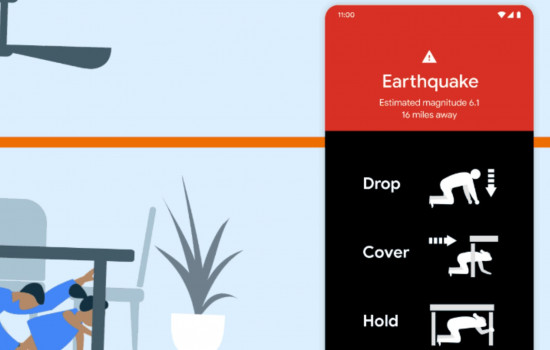 Google превращает Android-смартфоны в датчики распознавания землетрясений