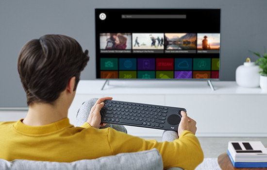 Logitech выпустил беспроводную клавиатуру для телевизора