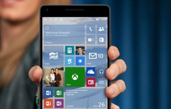 Microsoft разрабатывает премиум-смартфон на Windows 10
