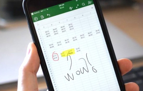 Новый Office для iPhone позволяет рисовать и писать пальцами на документах