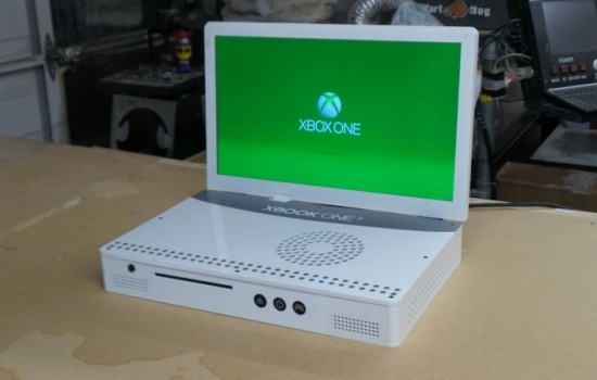 Консоль Xbox One S превратили в ноутбук