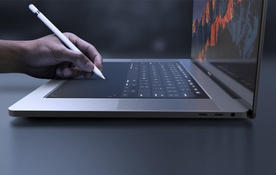Следующее поколение MacBook может получить сенсорную клавиатуру