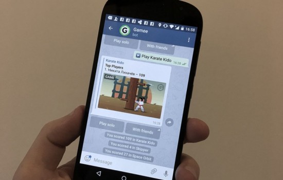 Приложение Telegram вводит игровых ботов