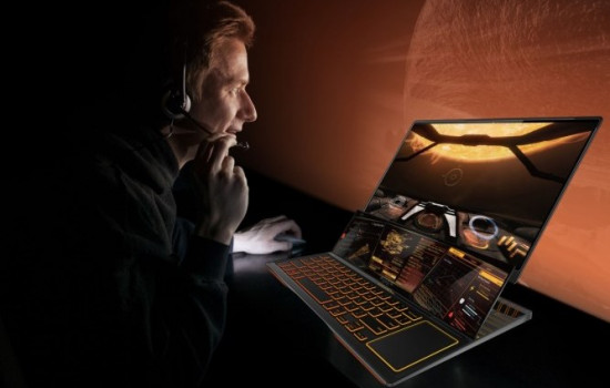 Compal GEMINI – игровой ноутбук с выдвигающимся дополнительным дисплеем