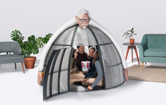 Палатка от KFC спасет вас от смартфонов
