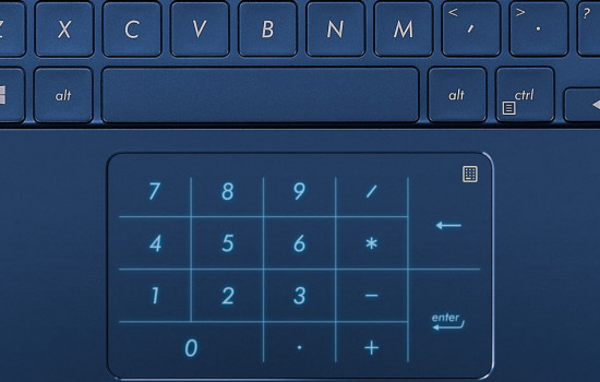 Asus ZenBook Flip предлагает дополнительную клавиатуру на тачпаде