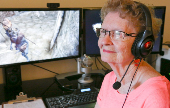 82-летняя поклонница Skyrim станет героем будущей игры
