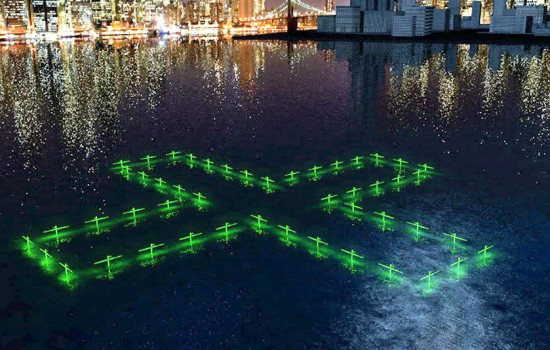 Плавающие LED-фонари показывают, можно ли купаться в воде