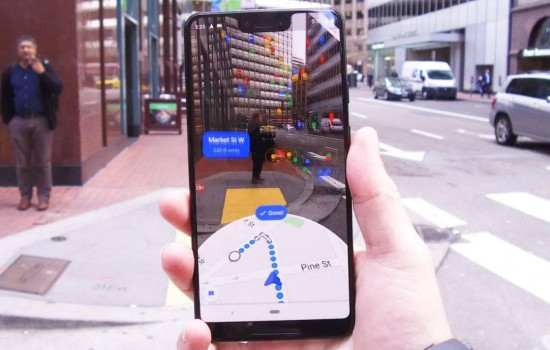 Дополненная реальность Google Карт может заменить GPS