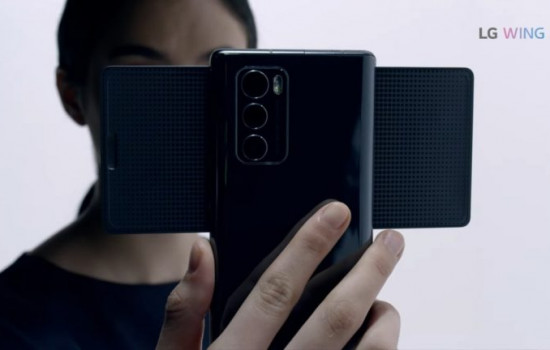 LG представил T-образный смартфон LG Wing и объяснил, зачем он нужен